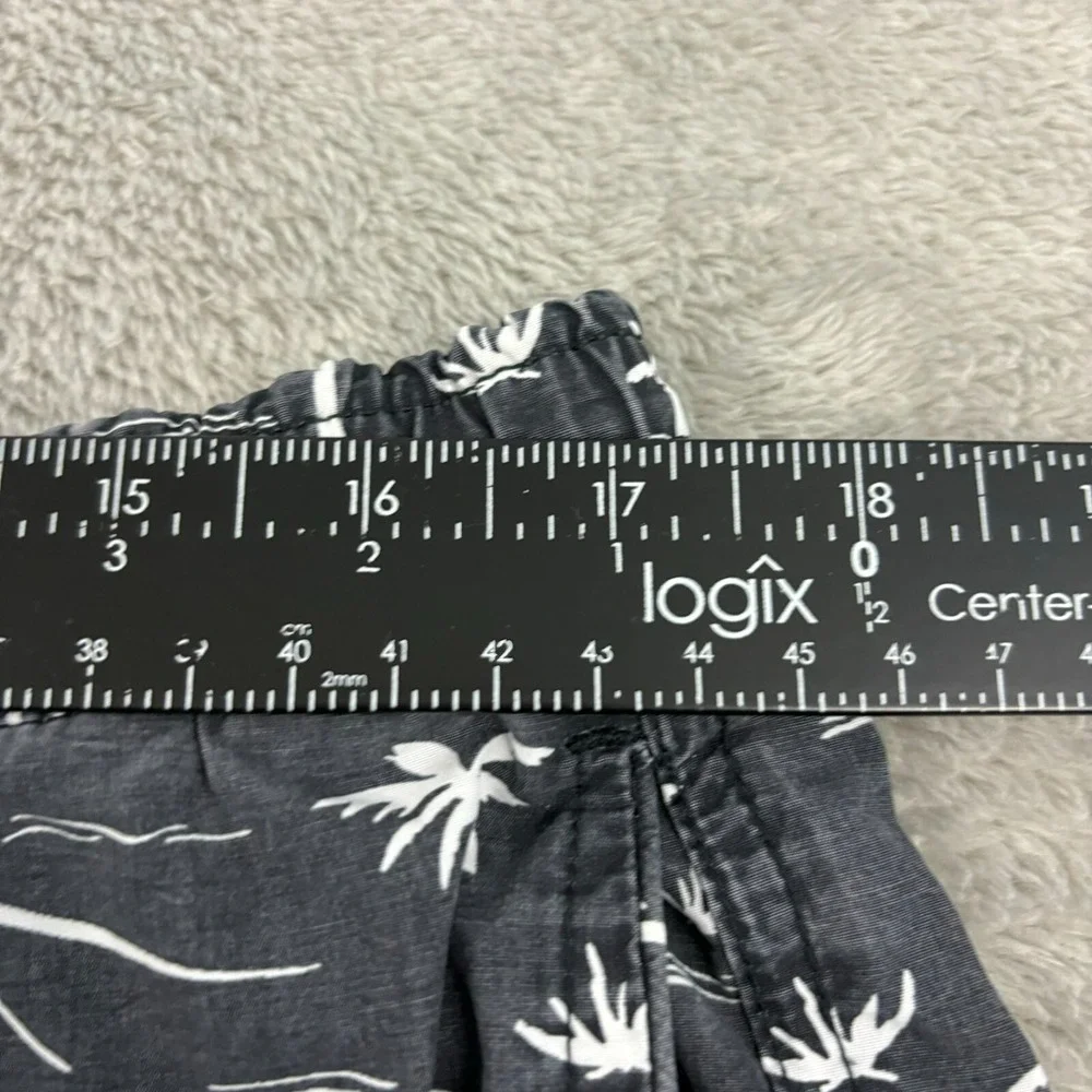 Scotch & Soda Swim Trunk Shorts Mens XXL Black Palm Tree Pockets Lined 6